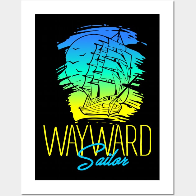 Wayward Sailor Wall Art by Mayathebeezzz